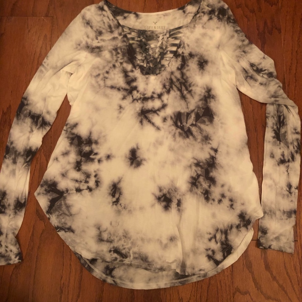 American Eagle tie-dye shirt
